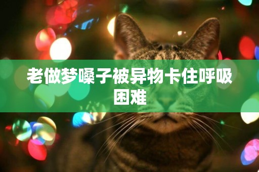 老做夢嗓子被異物卡住呼吸困難