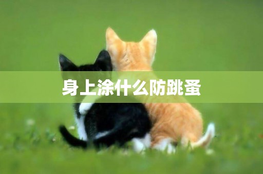 身上涂什么防跳蚤