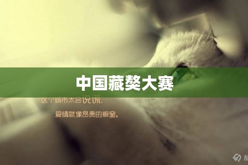 中國藏獒大賽