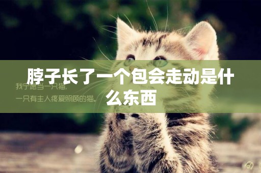 脖子長了一個包會走動是什么東西