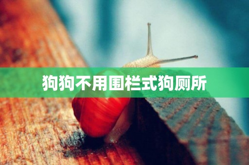 狗狗不用圍欄式狗廁所