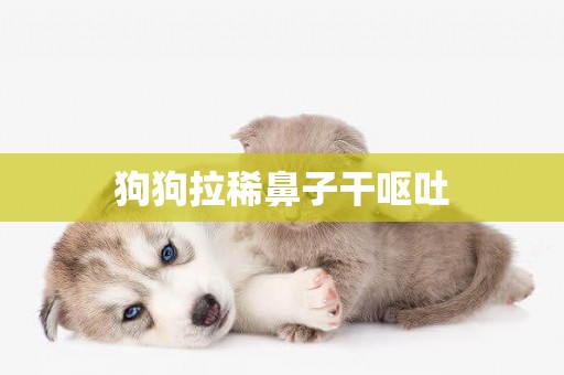 狗狗拉稀鼻子干嘔吐