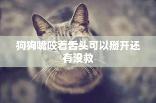 狗狗嘴咬著舌頭可以掰開還有沒救
