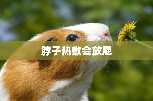 脖子熱敷會放屁