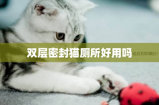 雙層密封貓廁所好用嗎
