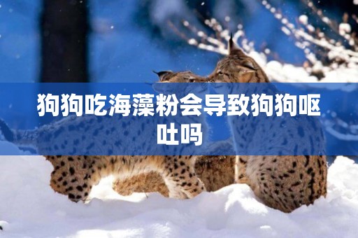 狗狗吃海藻粉會導致狗狗嘔吐嗎