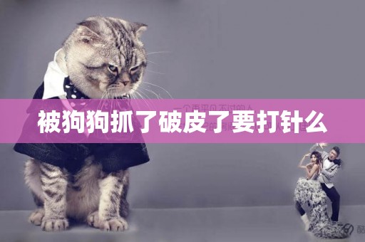被狗狗抓了破皮了要打針么