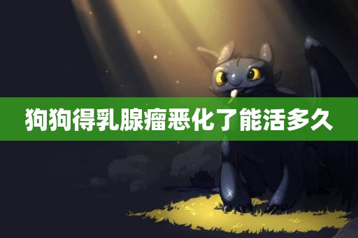 狗狗得乳腺瘤惡化了能活多久