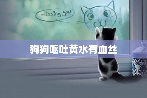 狗狗嘔吐黃水有血絲
