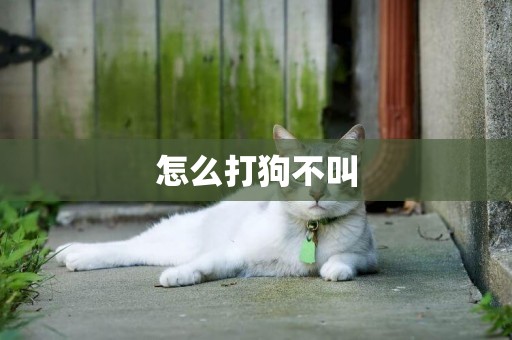 怎么打狗不叫