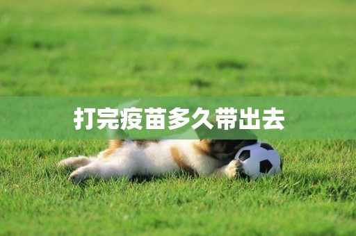 打完疫苗多久帶出去