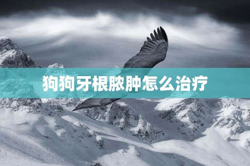 狗狗牙根膿腫怎么治療