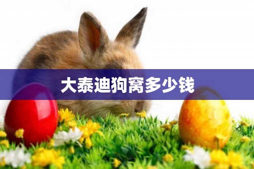 大泰迪狗窩多少錢