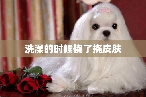 洗澡的時候撓了撓皮膚