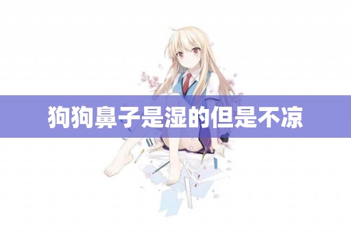 狗狗鼻子是濕的但是不涼