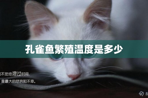 孔雀魚繁殖溫度是多少