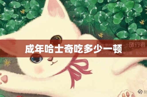 成年哈士奇吃多少一頓