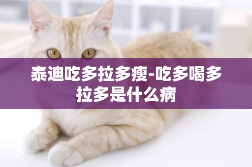泰迪吃多拉多瘦-吃多喝多拉多是什么病