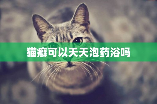 貓癬可以天天泡藥浴嗎
