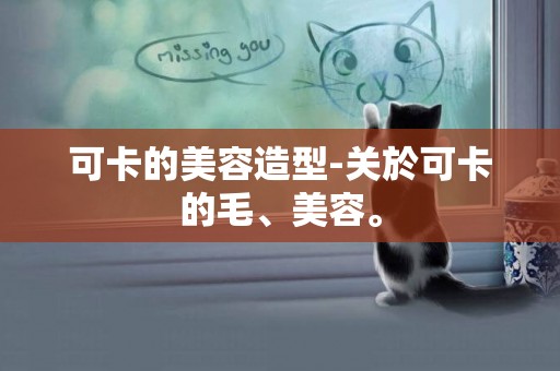 可卡的美容造型-關於可卡的毛、美容。