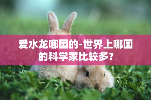 愛水龍哪國的-世界上哪國的科學家比較多？
