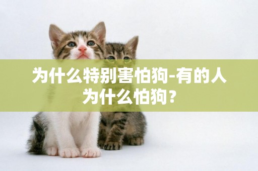 為什么特別害怕狗-有的人為什么怕狗？