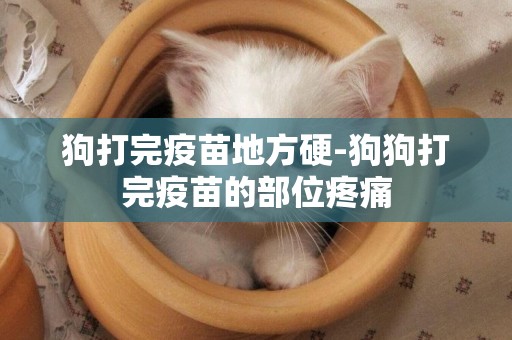 狗打完疫苗地方硬-狗狗打完疫苗的部位疼痛