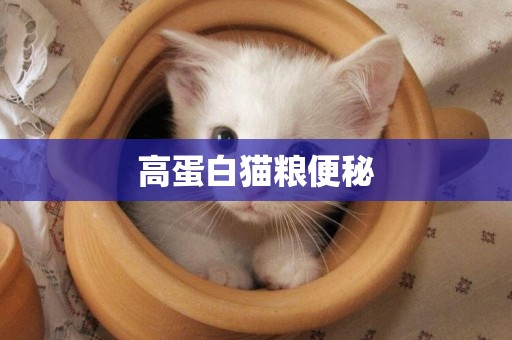 高蛋白貓糧便秘