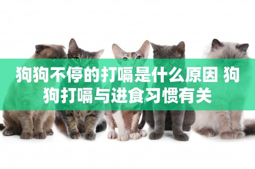 狗狗不停的打嗝是什么原因 狗狗打嗝與進食習慣有關