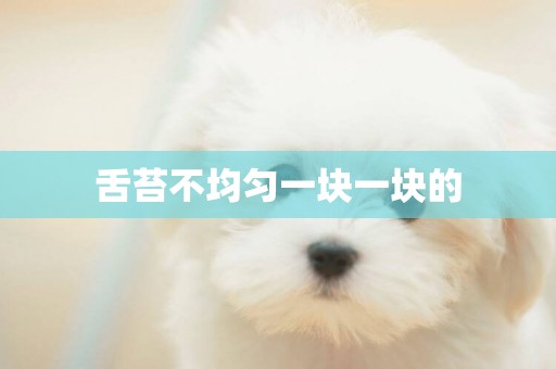 舌苔不均勻一塊一塊的