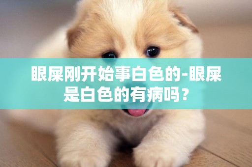 眼屎剛開始事白色的-眼屎是白色的有病嗎？
