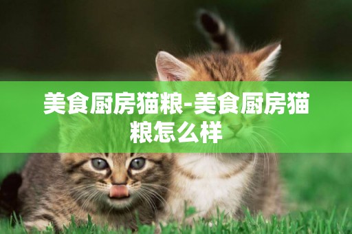 美食廚房貓糧-美食廚房貓糧怎么樣