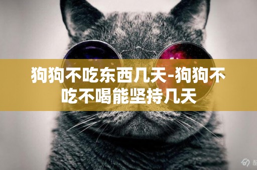狗狗不吃東西幾天-狗狗不吃不喝能堅持幾天