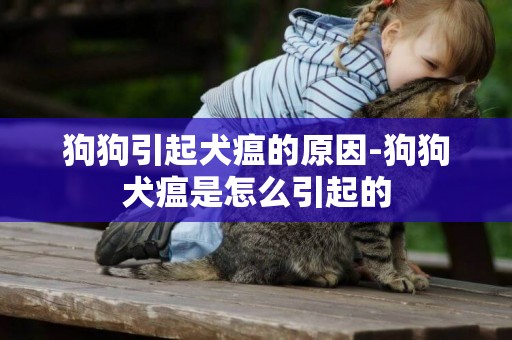 狗狗引起犬瘟的原因-狗狗犬瘟是怎么引起的