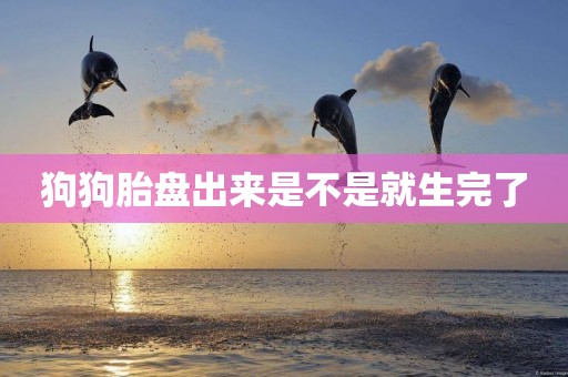 狗狗胎盤出來是不是就生完了