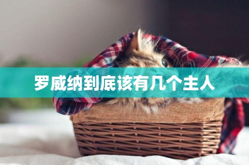 羅威納到底該有幾個主人