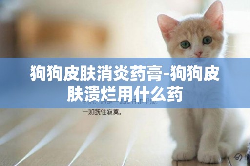 狗狗皮膚消炎藥膏-狗狗皮膚潰爛用什么藥