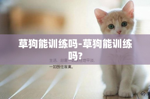 草狗能訓練嗎-草狗能訓練嗎?