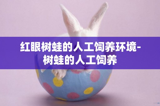 紅眼樹蛙的人工飼養環境-樹蛙的人工飼養