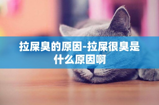 拉屎臭的原因-拉屎很臭是什么原因啊