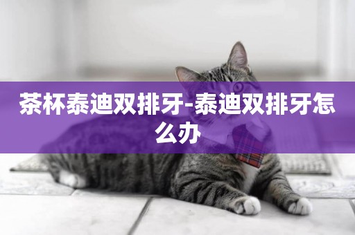 茶杯泰迪雙排牙-泰迪雙排牙怎么辦