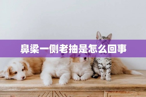 鼻梁一側老抽是怎么回事