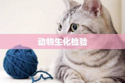 動物生化檢驗