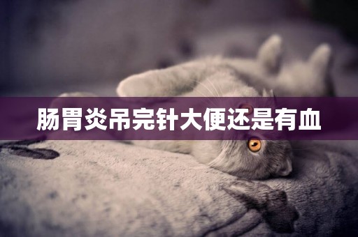 腸胃炎吊完針大便還是有血