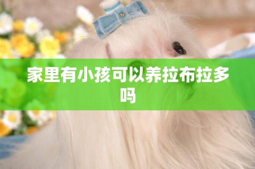 家里有小孩可以養拉布拉多嗎