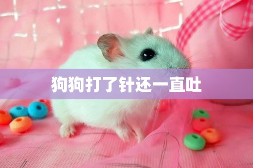 狗狗打了針還一直吐