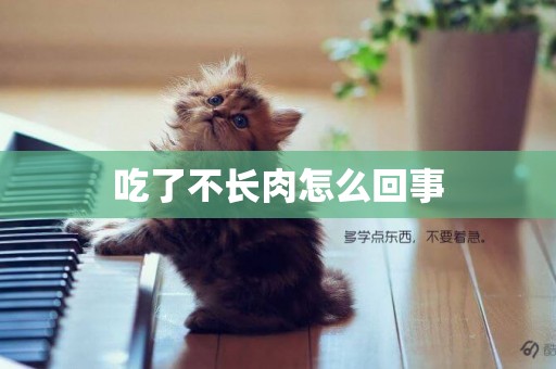 吃了不長肉怎么回事