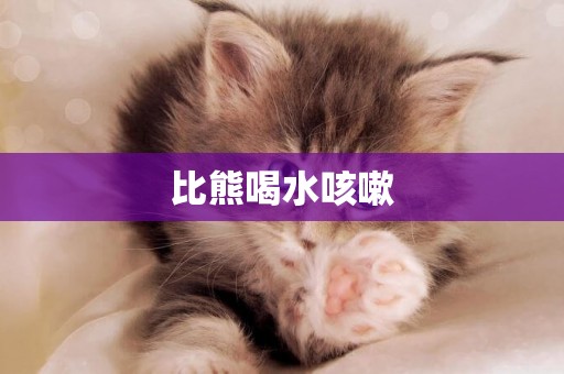 比熊喝水咳嗽