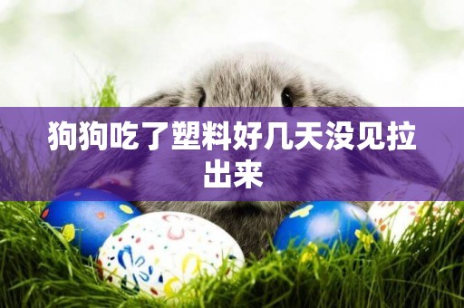 狗狗吃了塑料好幾天沒見拉出來