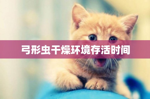 弓形蟲干燥環境存活時間